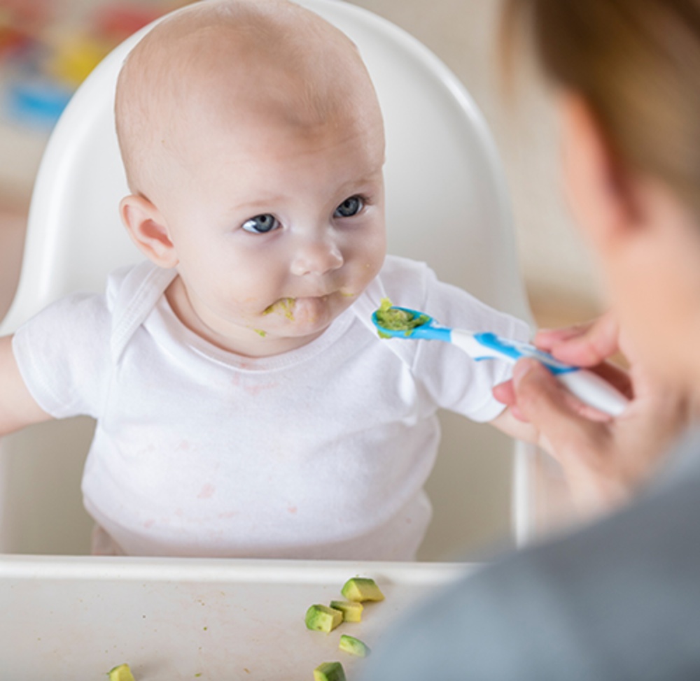 Baby Eating Avocado