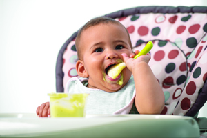 Baby Eating High chair