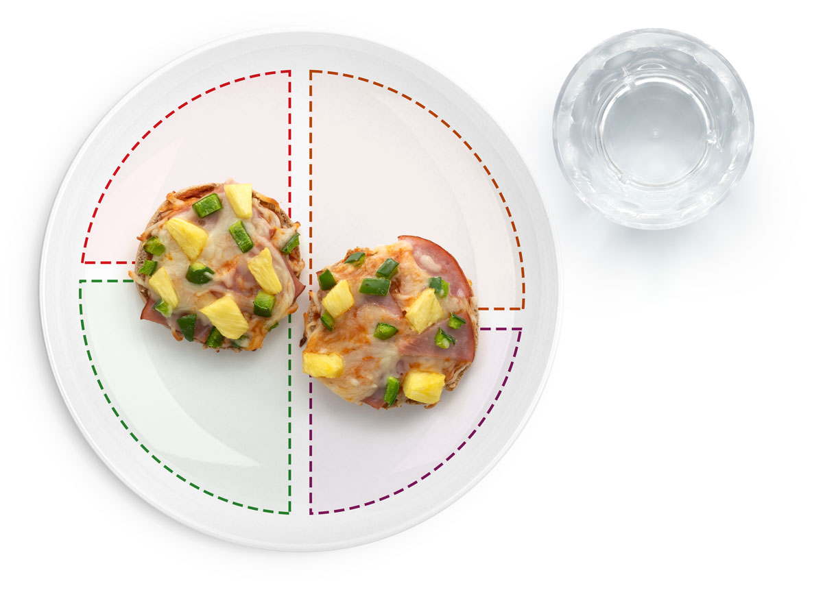 Minipizzas havaianas