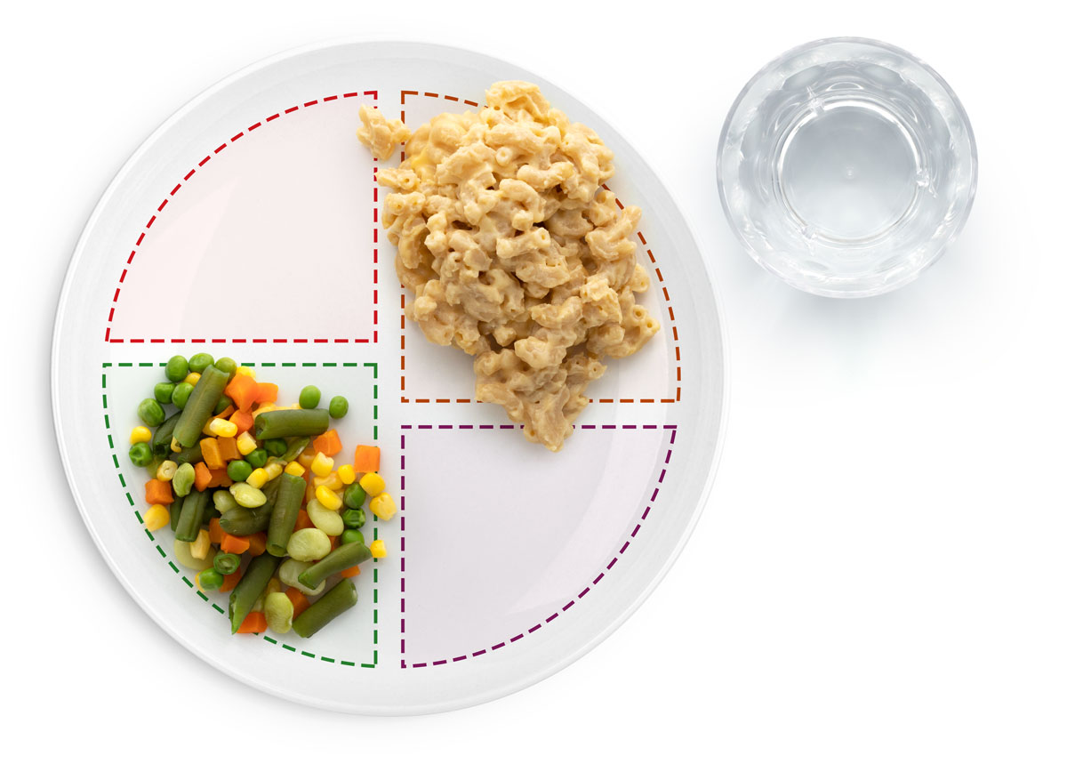 Mac ‘N’ Cheese com mix de legumes