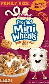 Frosted Mini-Wheats Little Bites Pumpkin Spice Kellogg’s