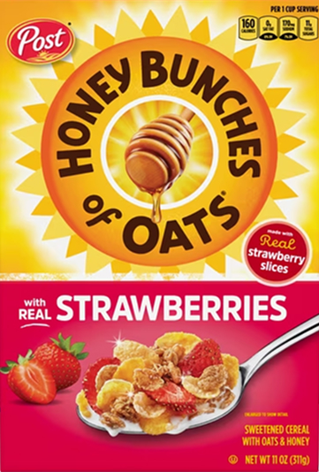 Honey Bunches of Oats cereal