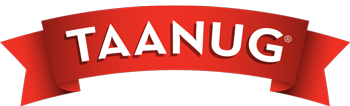 Red ribbon logo with the word Taanug
