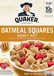 Oatmeal Squares Honey Nut